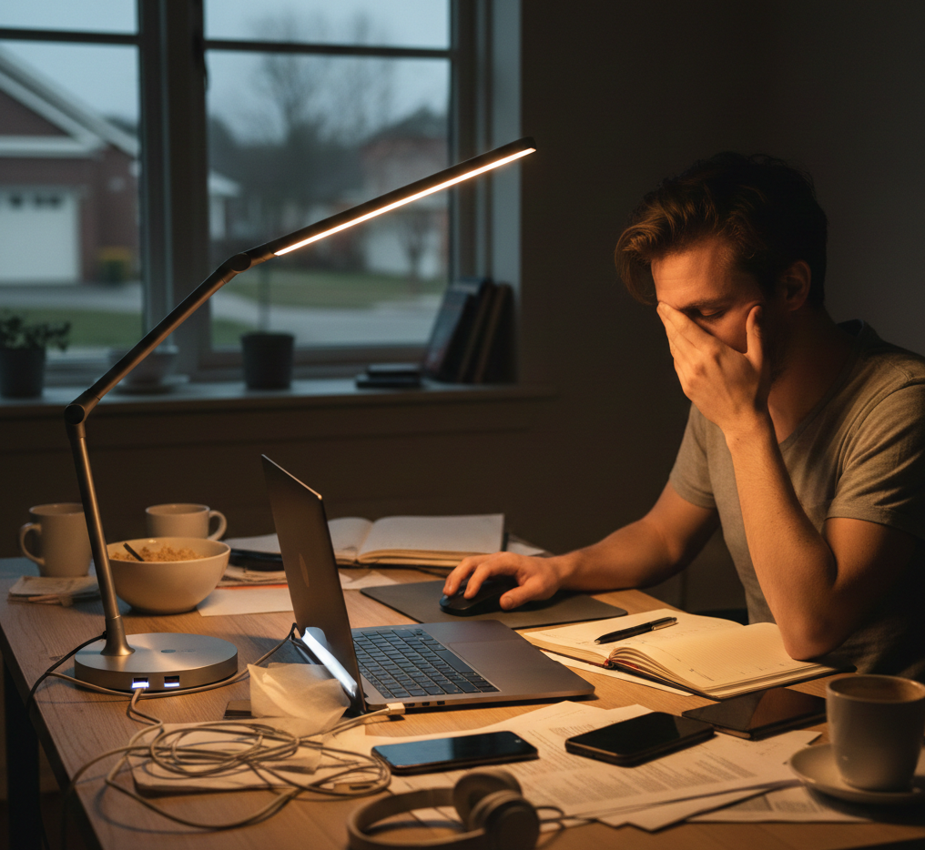 Top 5 Problems Home Office Workers Face (And How a Desk Lamp Can Help)